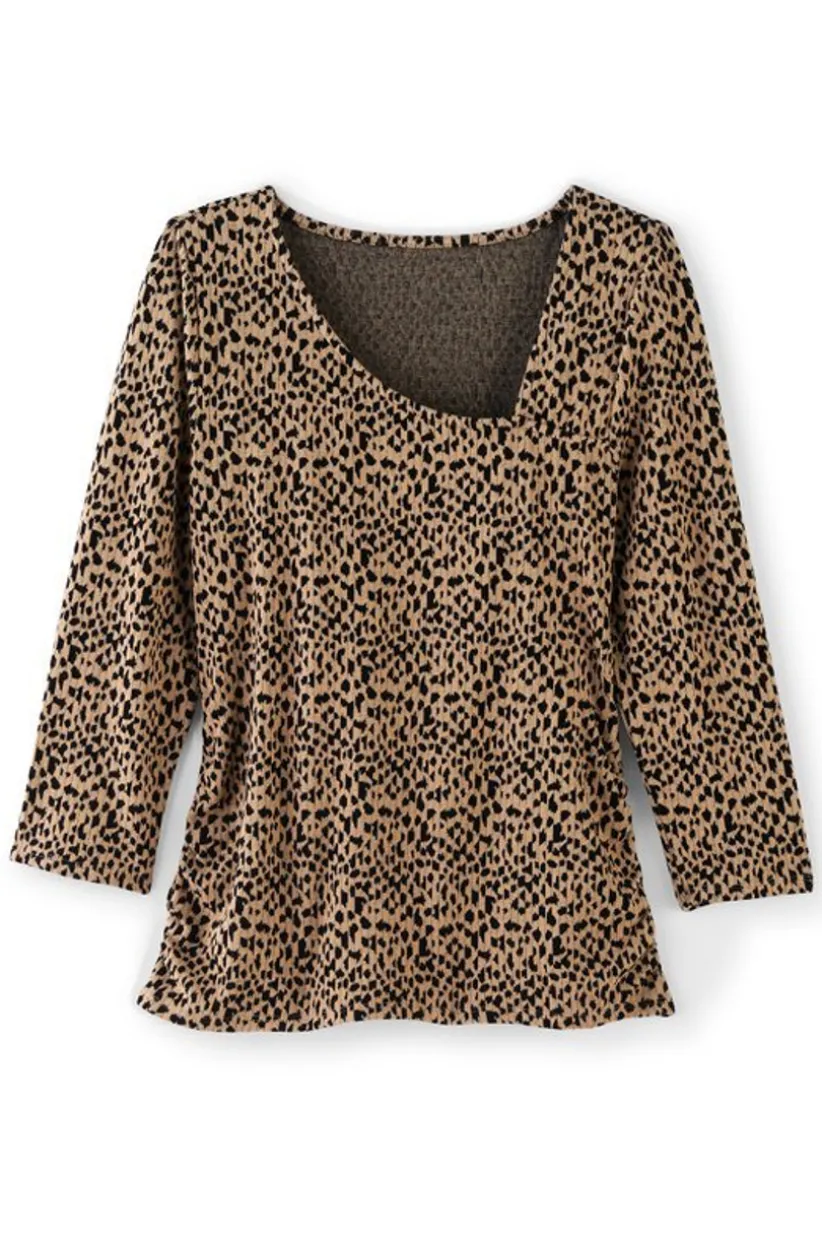 Soft Surroundings Anesha Top Leopard Sale