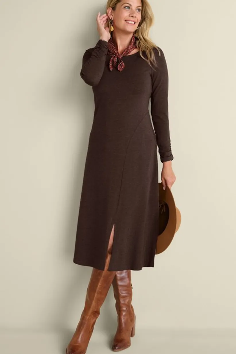 Soft Surroundings Annette Dress EspressoHeather Outlet