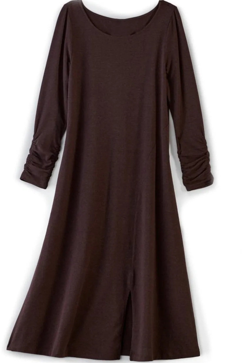 Soft Surroundings Annette Dress EspressoHeather Outlet