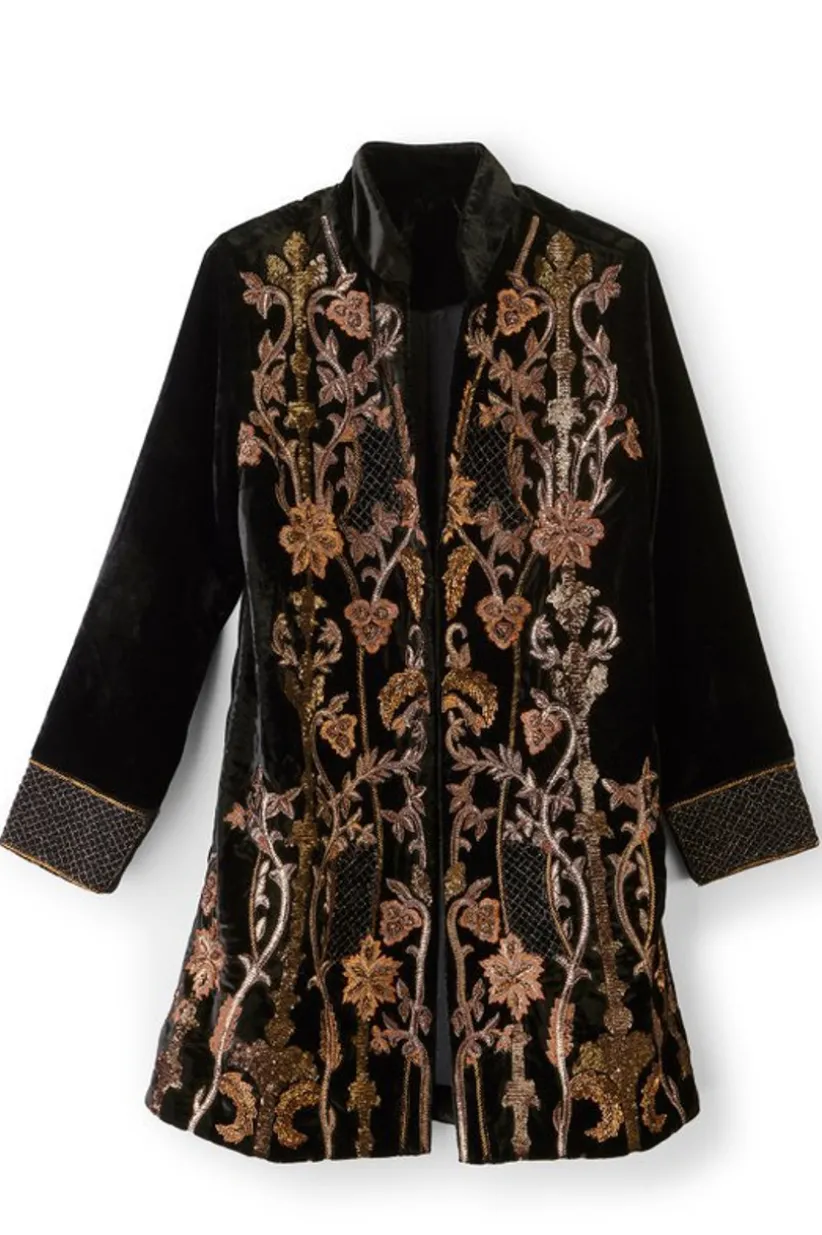 Soft Surroundings Antoinette Jacket Black Fashion