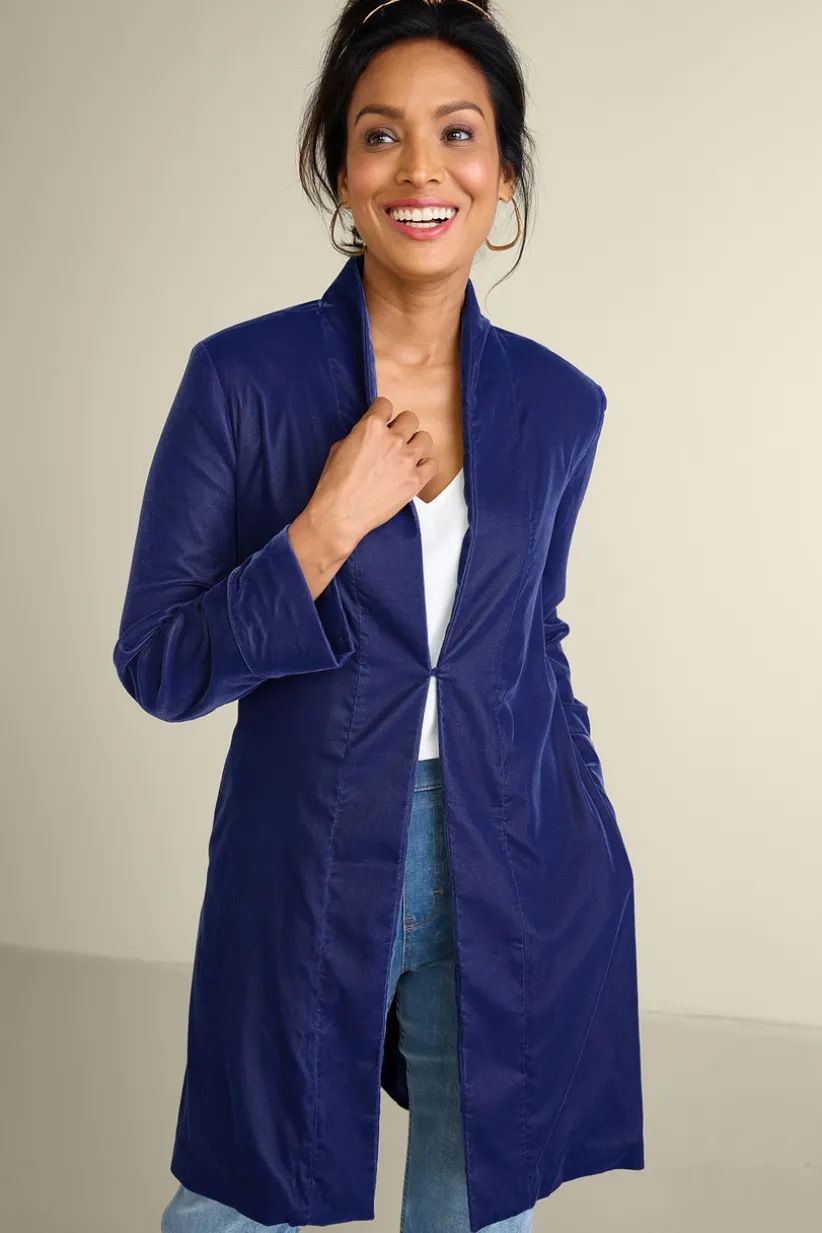 Soft Surroundings Aria Velvet Jacket Outlet