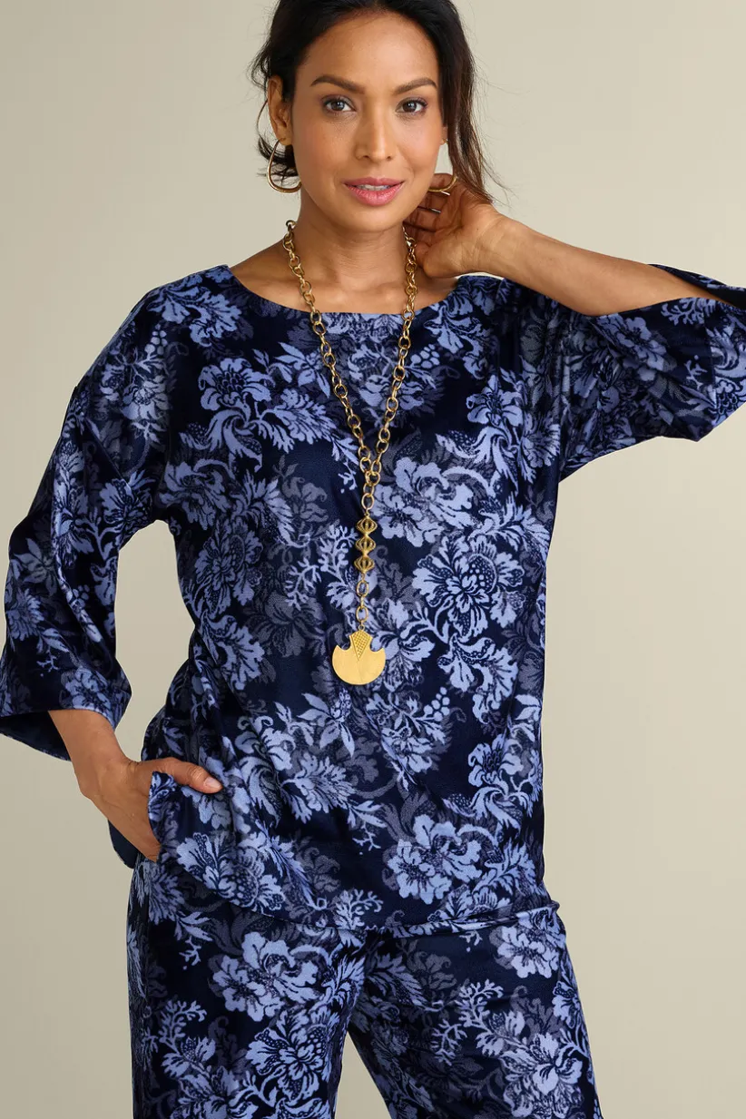 Soft Surroundings Aria Velvet Top Shop