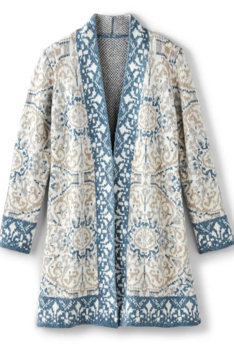 Soft Surroundings Barra Cardigan MedallionMulti Cheap