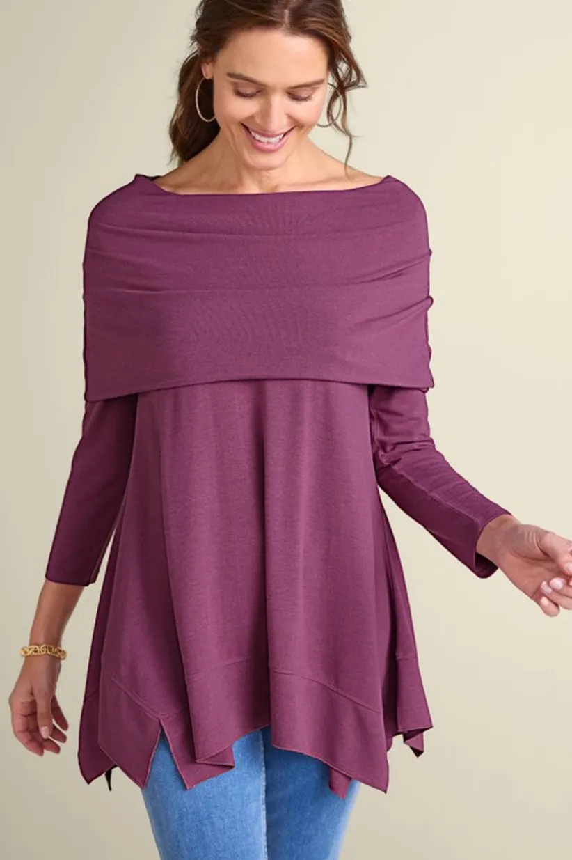 Soft Surroundings B'call Knit Tunic Damson Best Sale