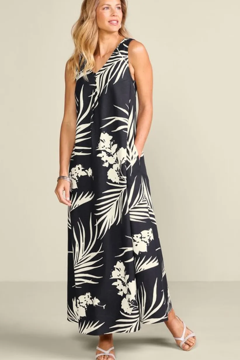 Soft Surroundings Capri Maxi Dress BrazilianPalm Cheap