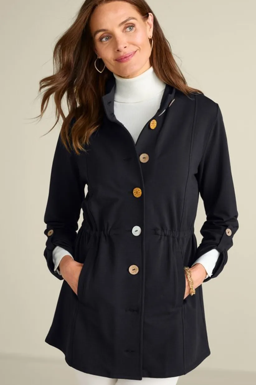 Soft Surroundings Caprice French Terry Jacket Black Online