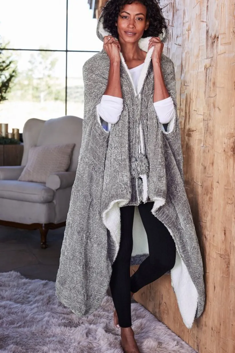 Soft Surroundings Chenille Sherpa Wearable Throw Shop