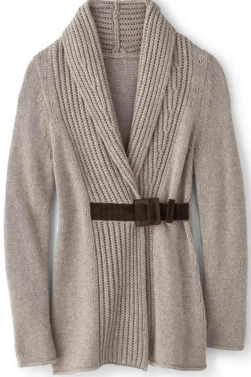 Soft Surroundings Country Weekend Sweater Taupe Discount