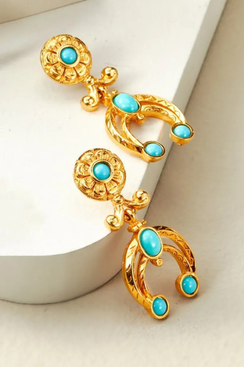 Soft Surroundings Dakota Drop Earrings Turquoise Store