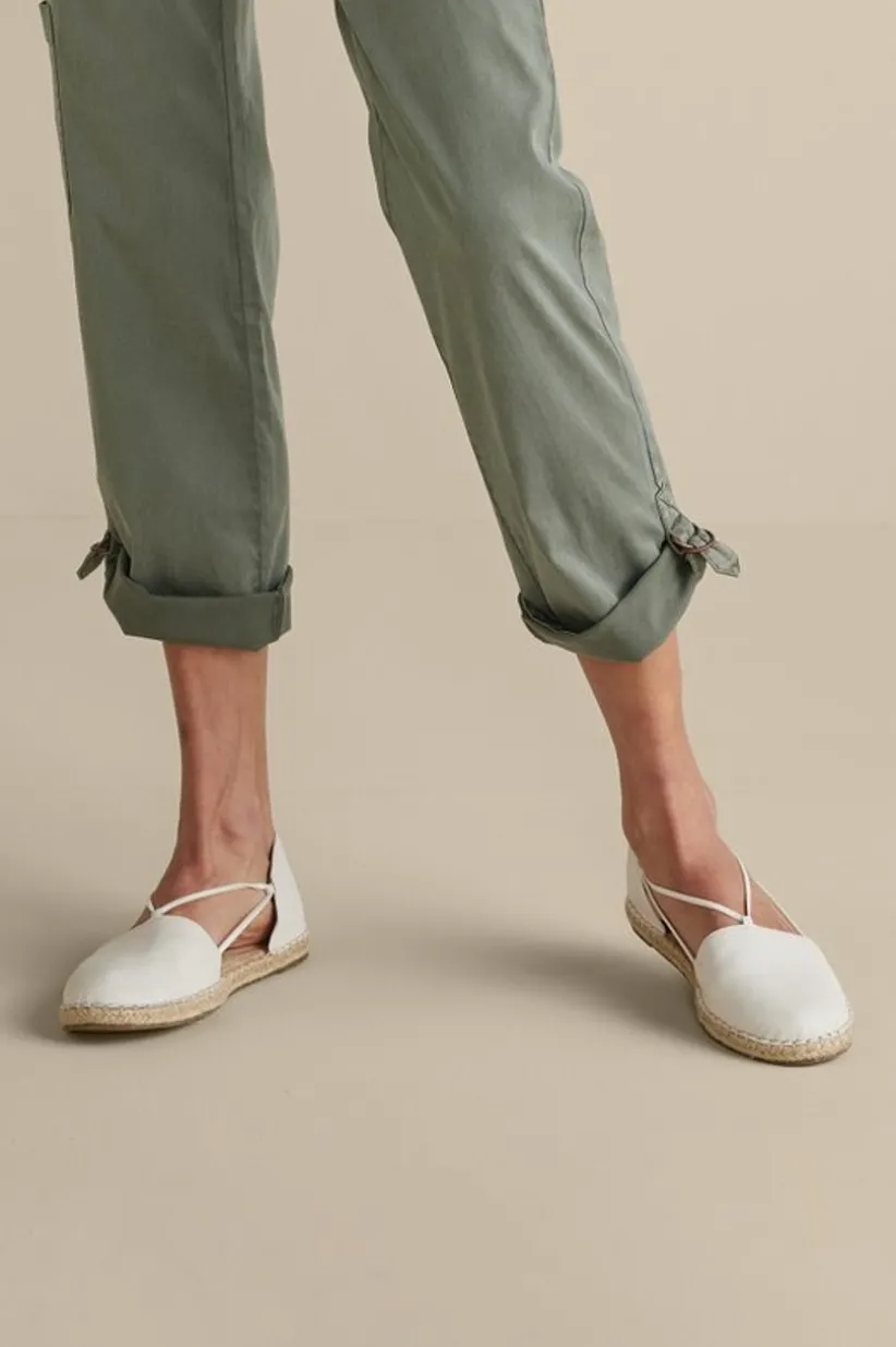 Soft Surroundings Eileen Fisher Lee Stretch Espadrille Bone Shop