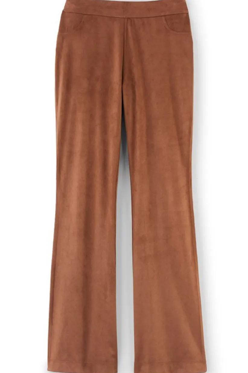 Soft Surroundings Faux Suede Bootcut Pants Discount