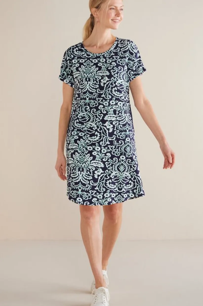 Soft Surroundings Fina French Terry Short Dress Online