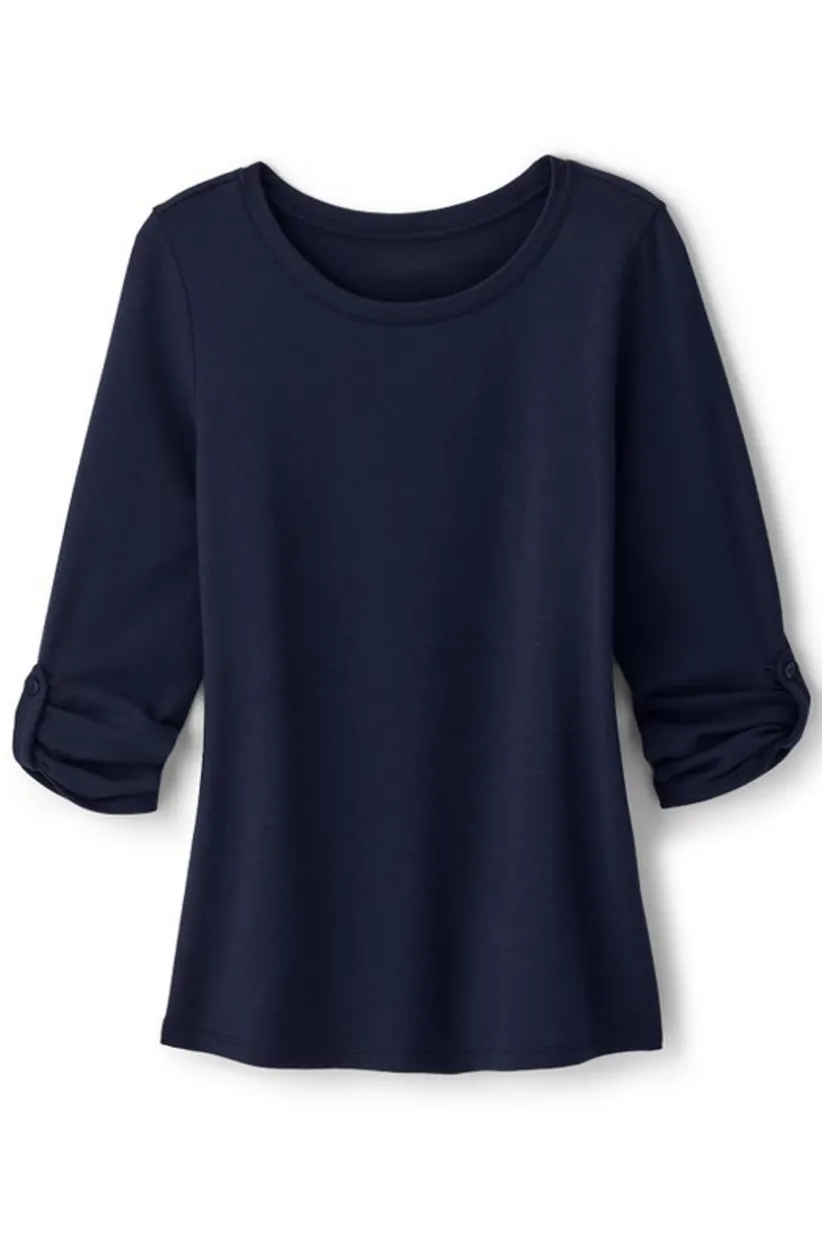 Soft Surroundings Fina French Terry Tee Best