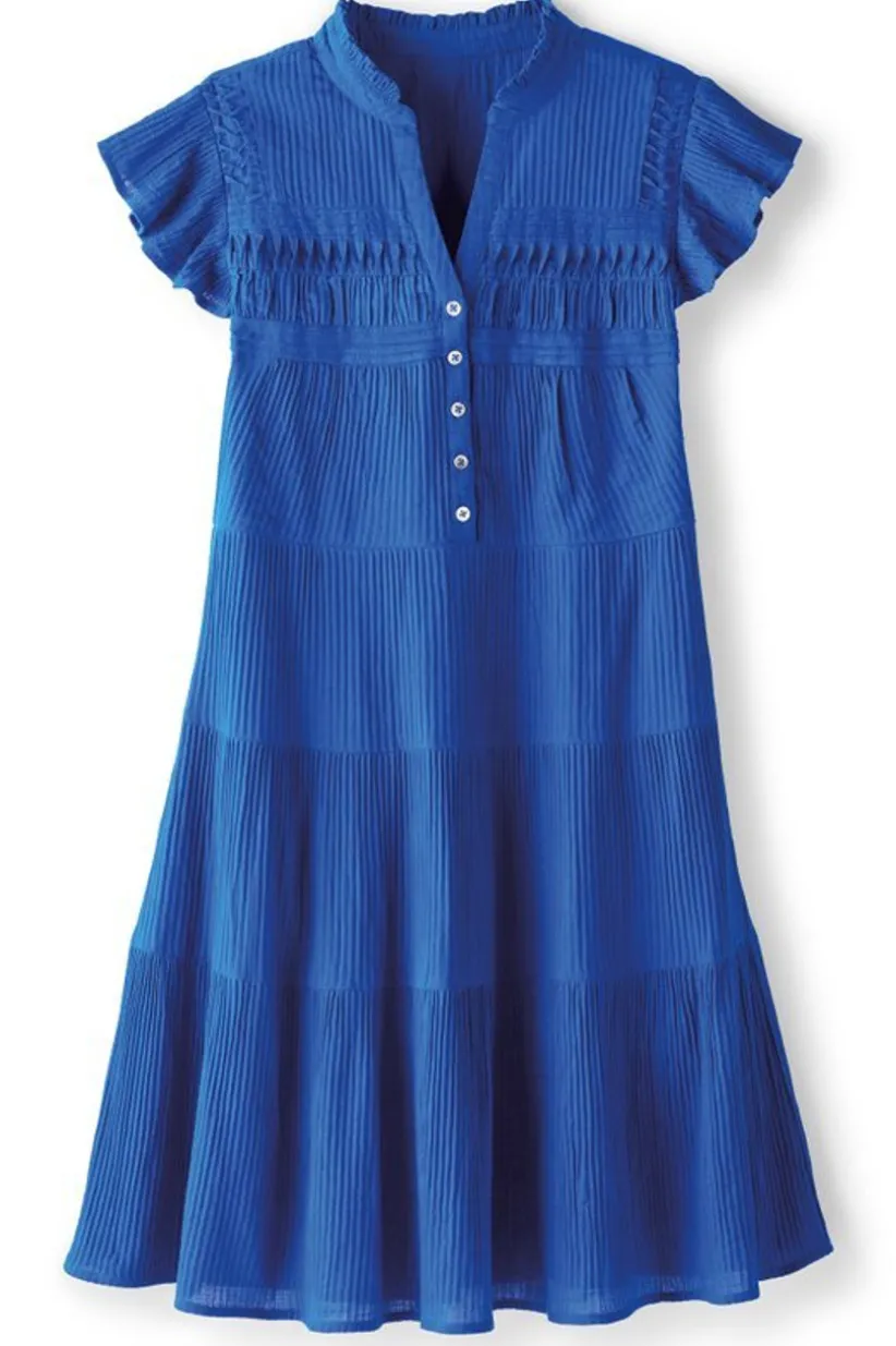 Soft Surroundings Lakely Short Dress Sapphire Flash Sale