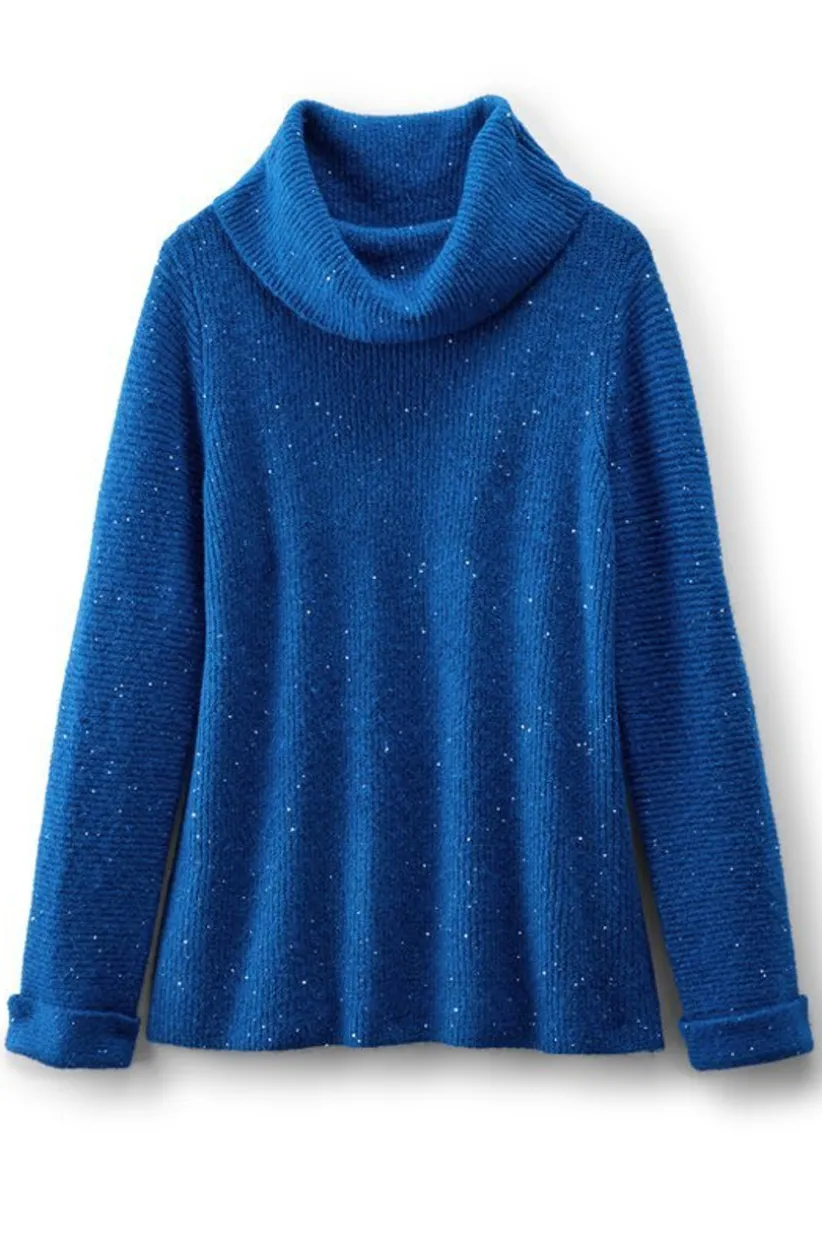 Soft Surroundings Linley Sequin Sweater Cheap