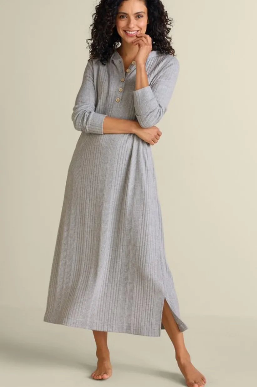 Soft Surroundings Loungy Lover Dress HeatherGrey Flash Sale