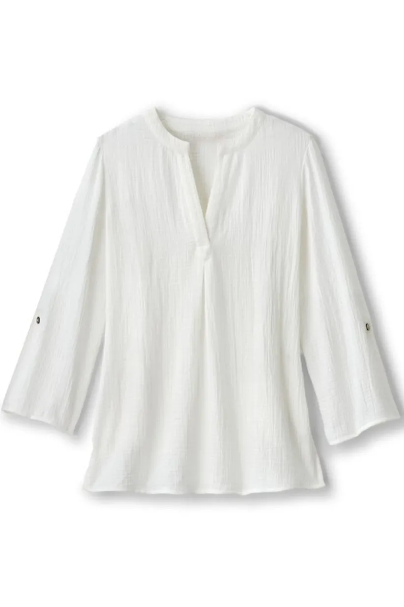 Soft Surroundings Marley Gauze Tunic Online