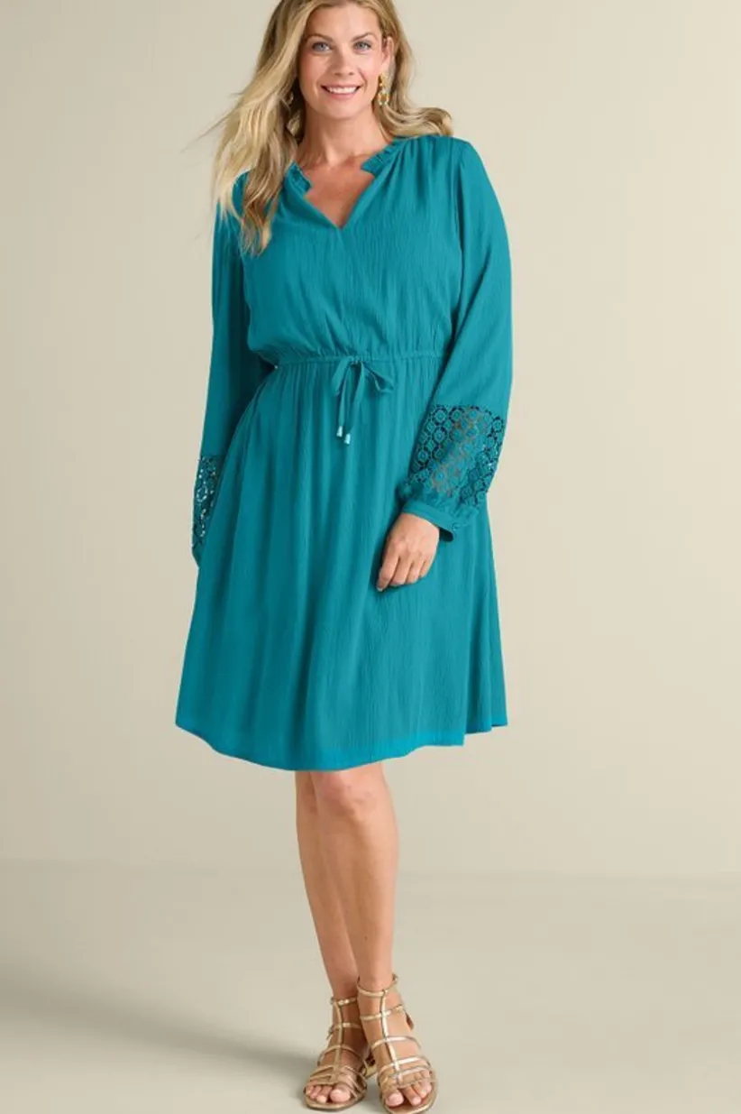 Soft Surroundings Meara Gauze Dress TahitianTide Cheap