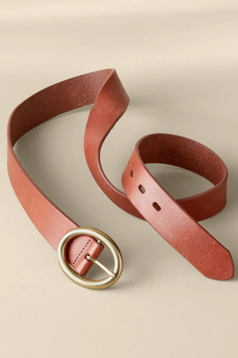 Soft Surroundings Monaco Leather Belt Outlet