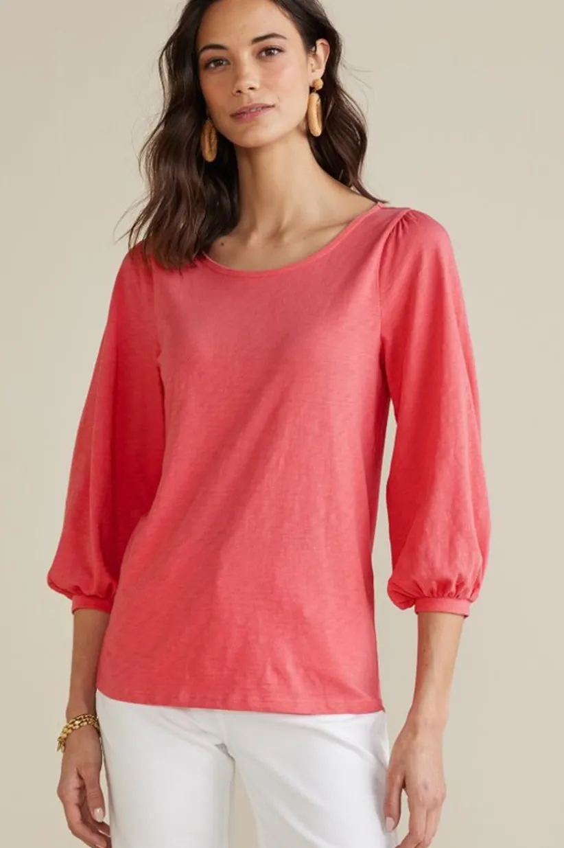 Soft Surroundings Parisian Poet Top Flash Sale