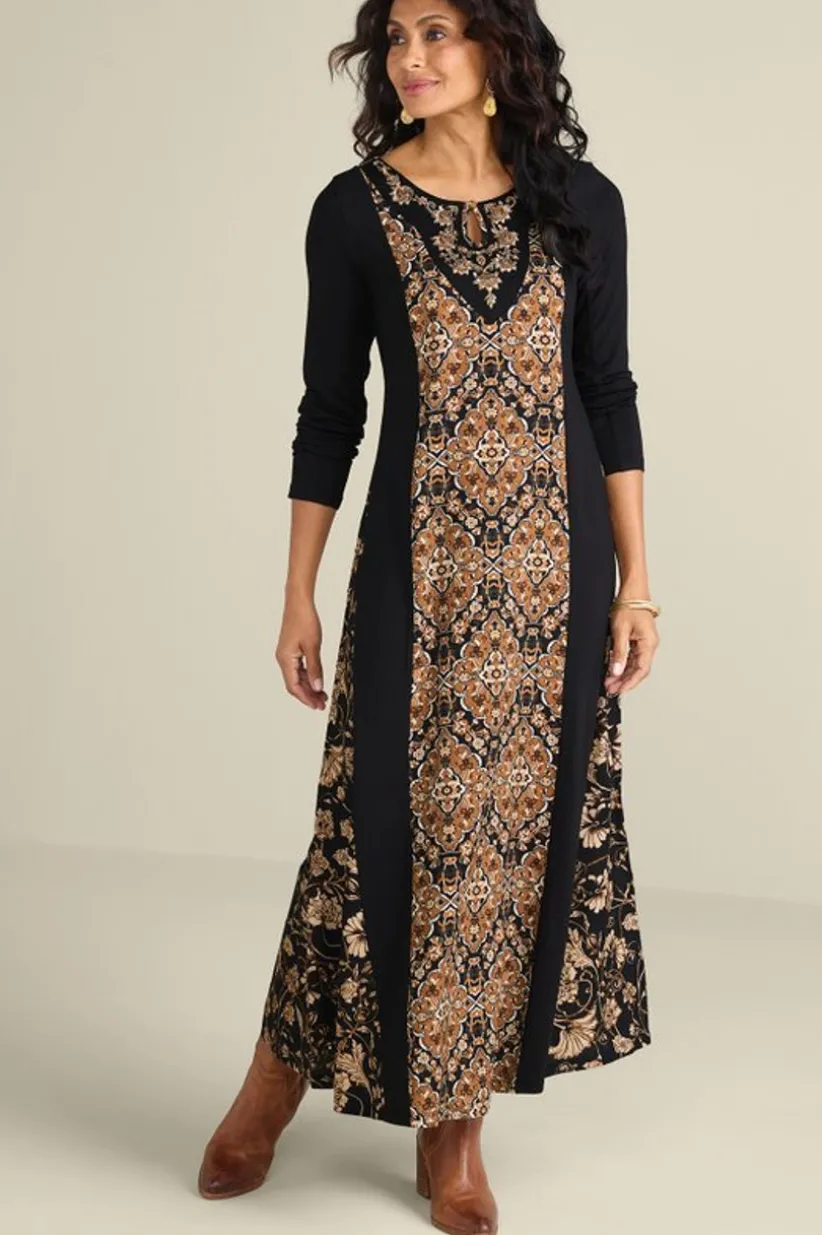 Soft Surroundings Priska Maxi Dress AutumnTile Best Sale