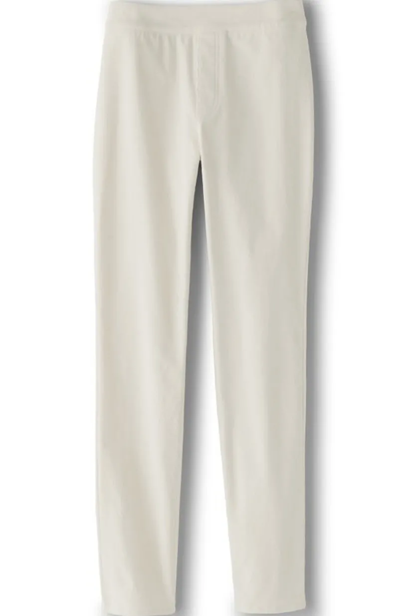 Soft Surroundings Rockland Corduroy Slim Leg Pull On Pants New