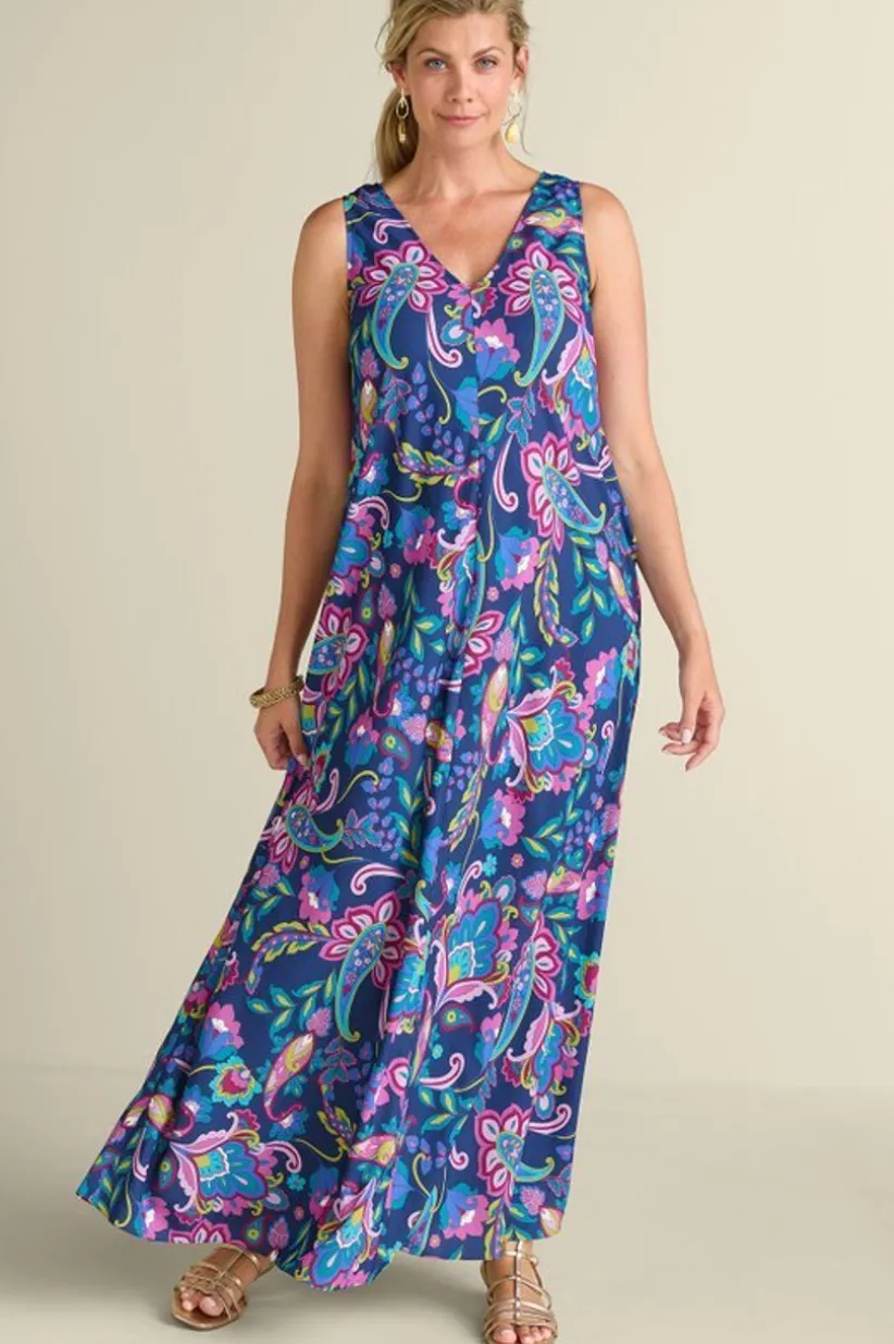 Soft Surroundings Rosalia Maxi Dress SanFranPaisley Outlet