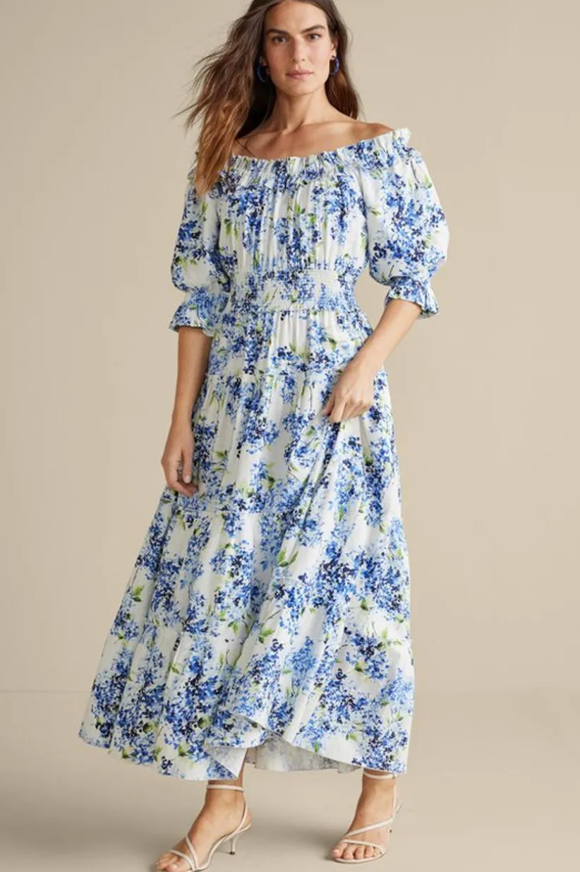 Soft Surroundings Rosana Maxi Dress Wisteria Flash Sale