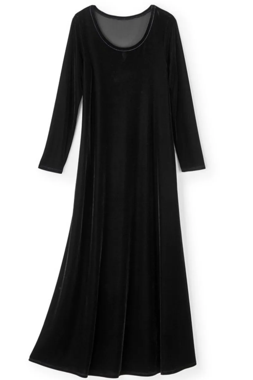 Soft Surroundings Santiago Stretch Velvet Dress Cheap