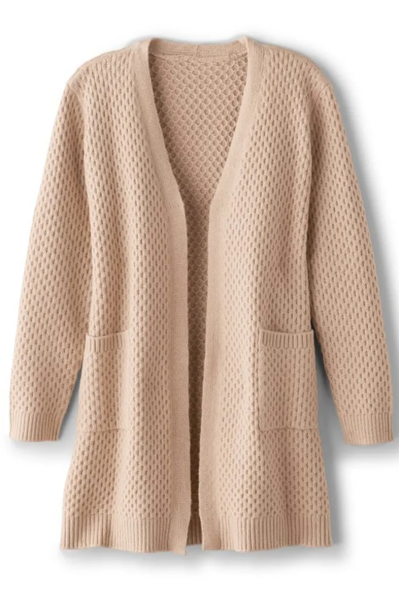 Soft Surroundings Scarlett Long Cardigan SandMulti Best Sale