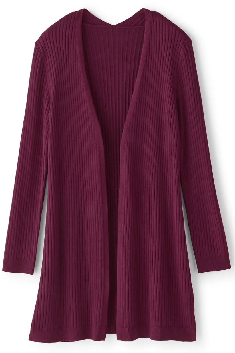 Soft Surroundings Soft Essential Ribbed Long Cardi Clearance