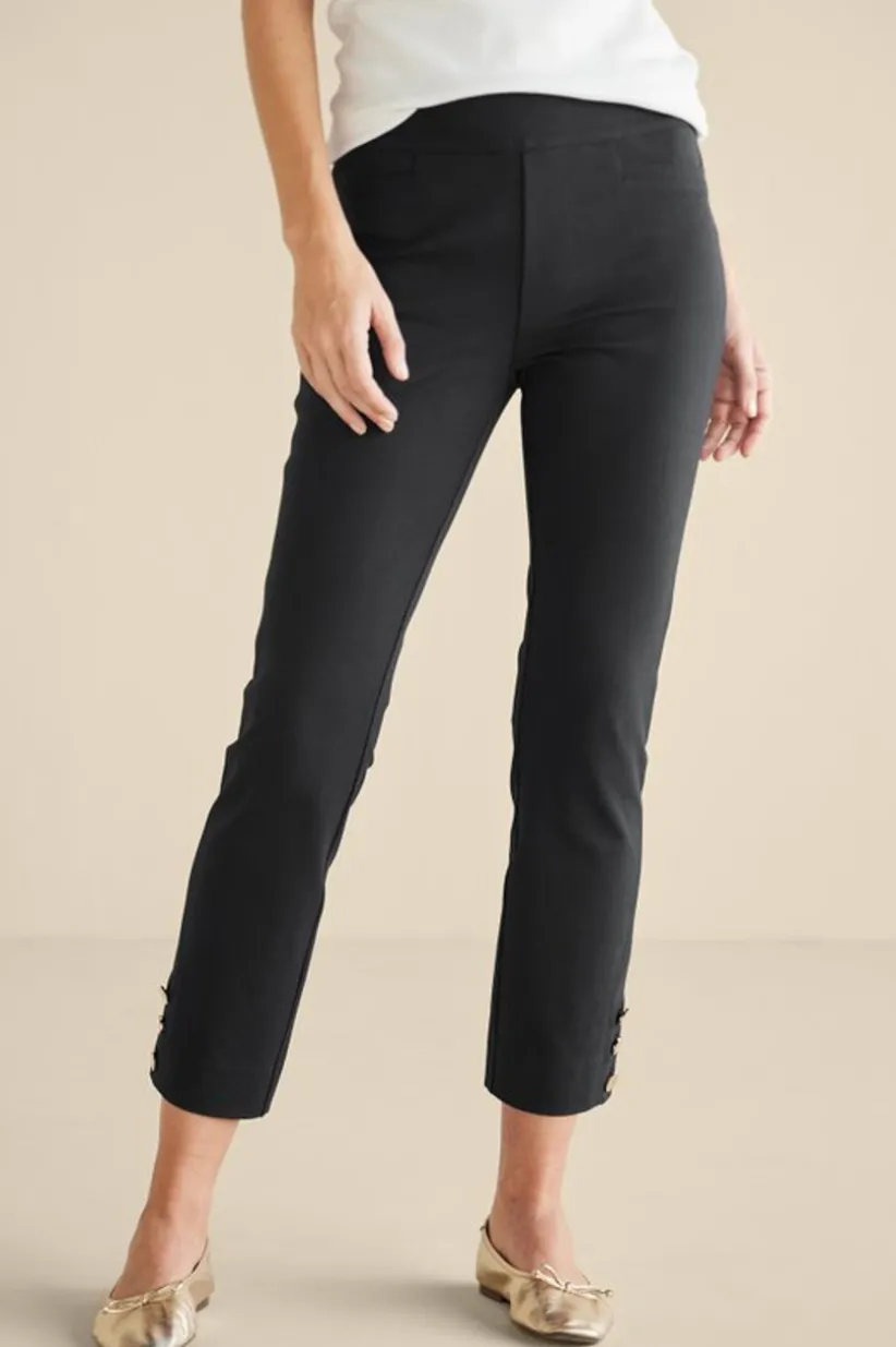 Soft Surroundings Soft Essential Superla Slim Leg Crop Pants Outlet