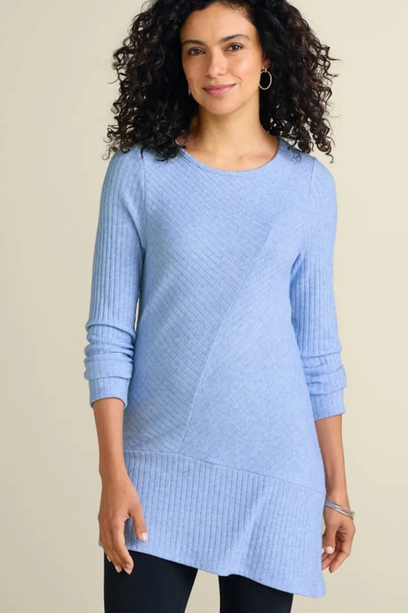 Soft Surroundings Textured Asymmetrical Tunic Cheap