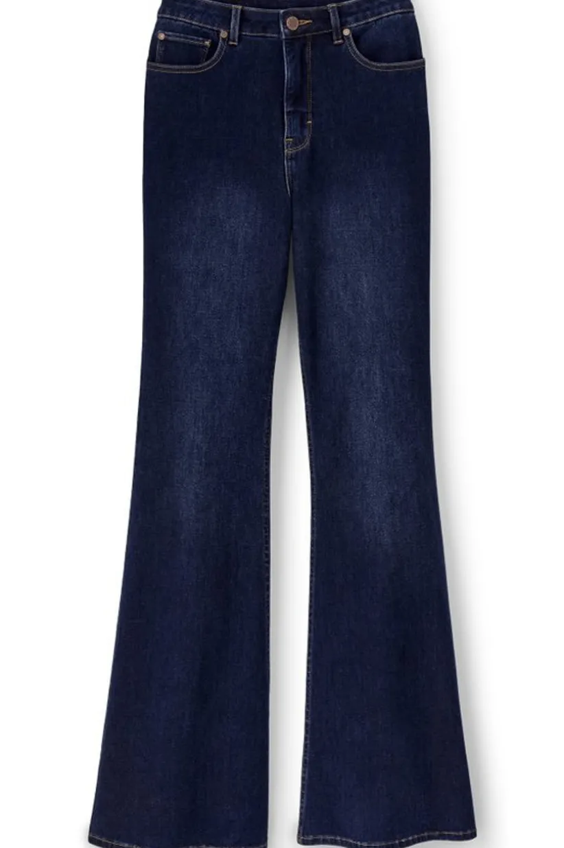 Soft Surroundings Ultimate Denim Flare Jeans TidalBlueWash Fashion