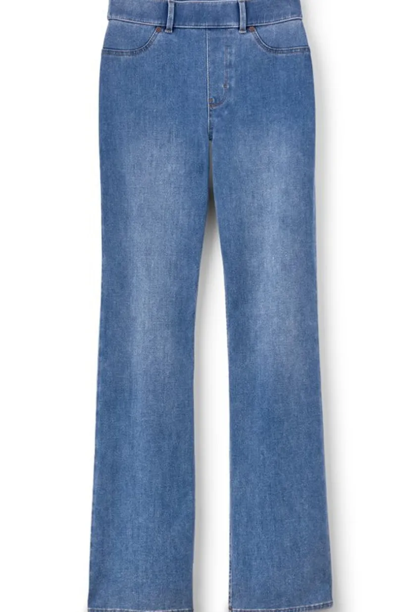 Soft Surroundings Ultimate Denim Pull-On Bootcut Jeans Online