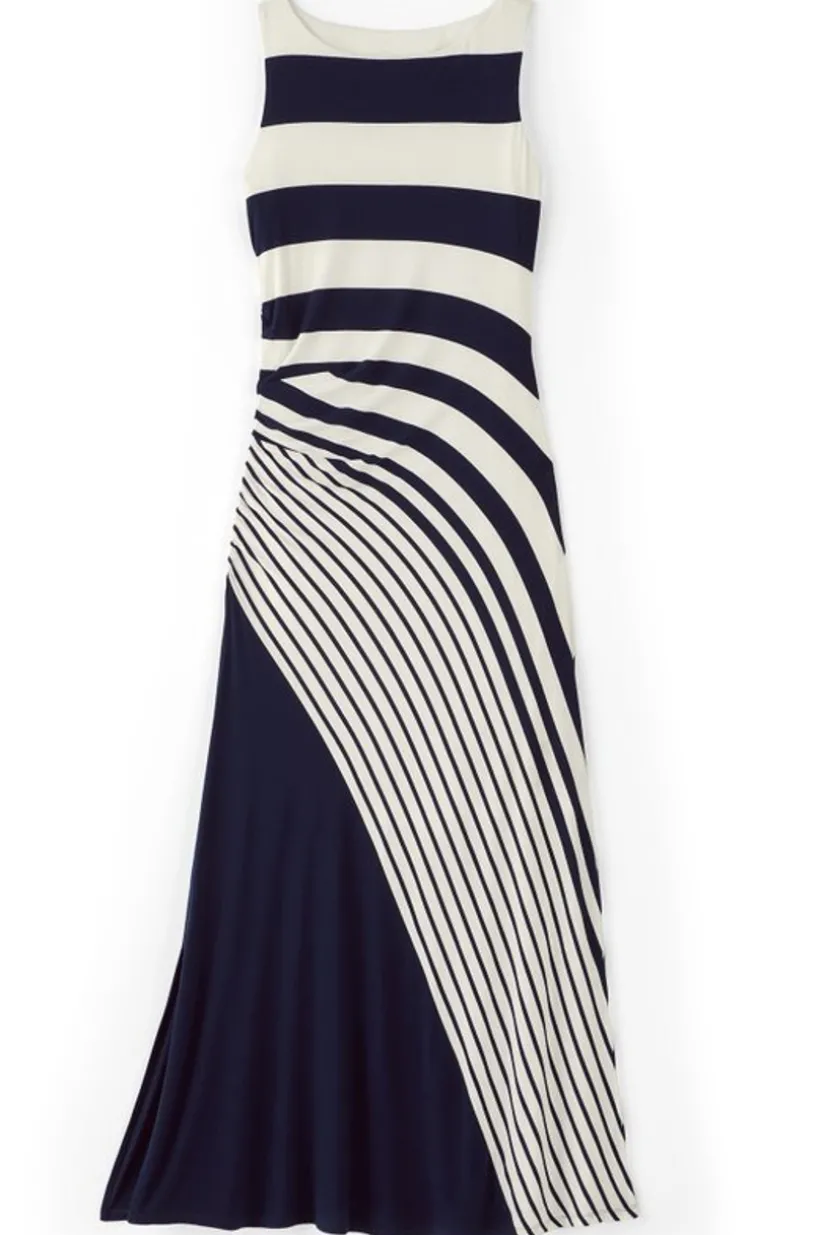 Soft Surroundings Vela Infinity Dress Navy/White Flash Sale