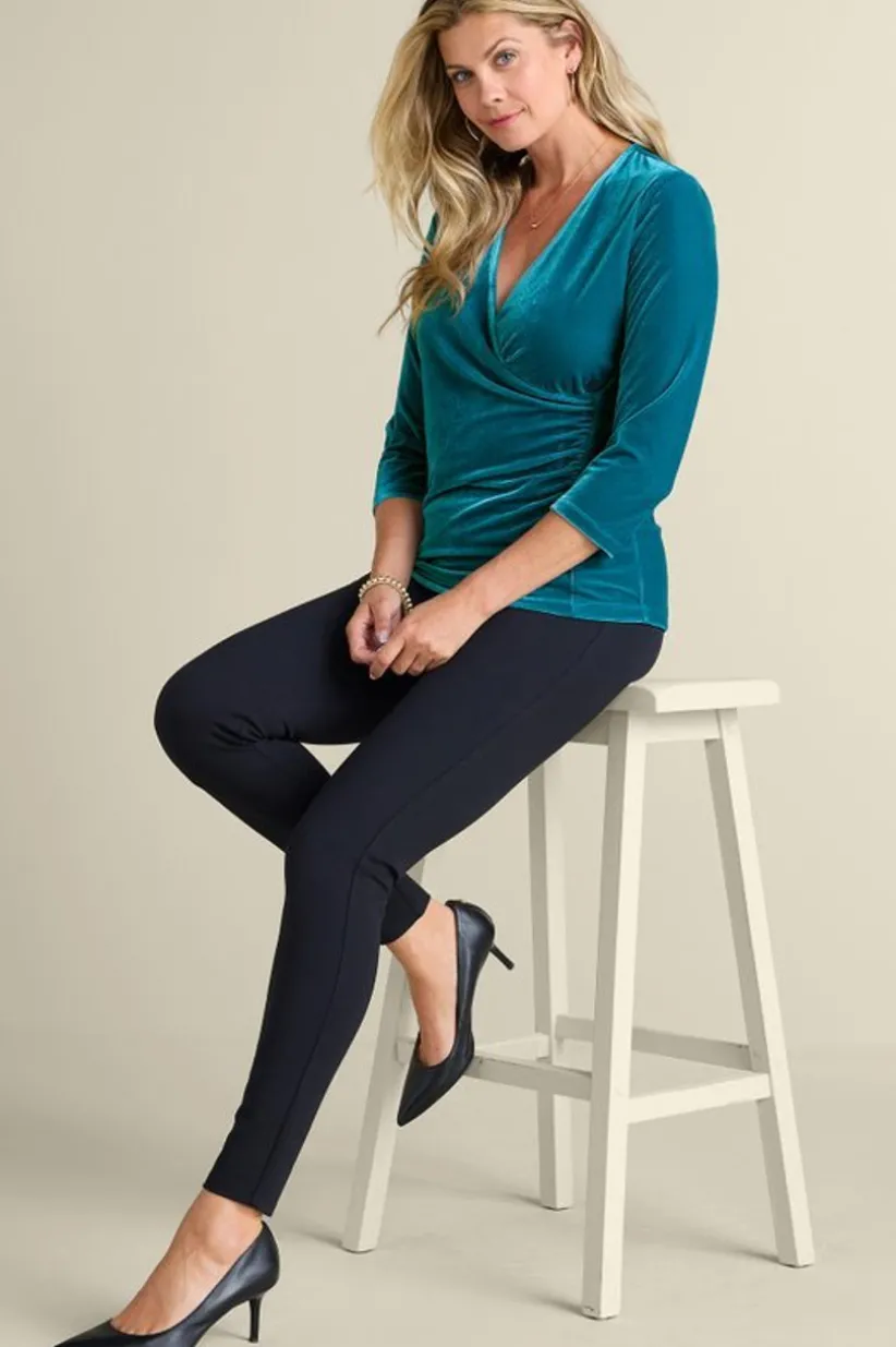 Soft Surroundings Velvet Alyssa Knit Top Shop