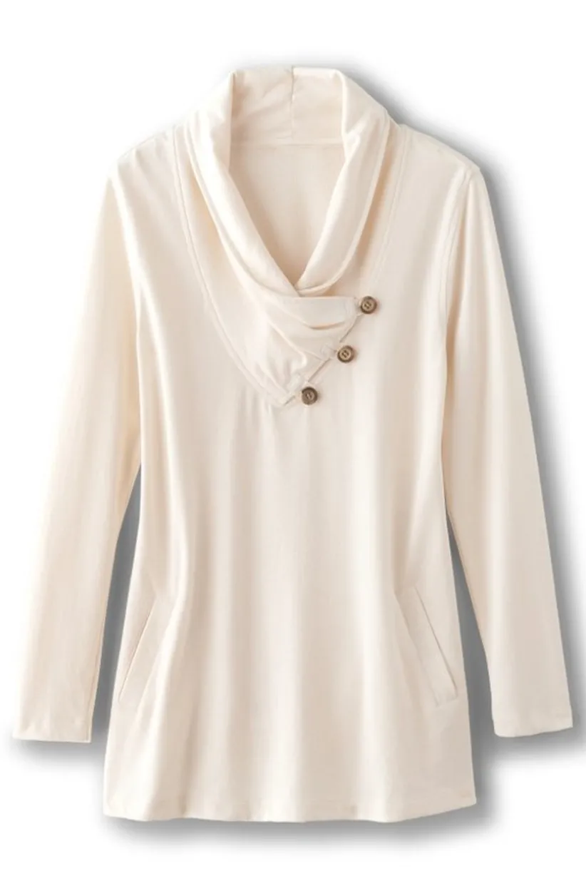 Soft Surroundings Westminster Tunic Sweatshirt Outlet