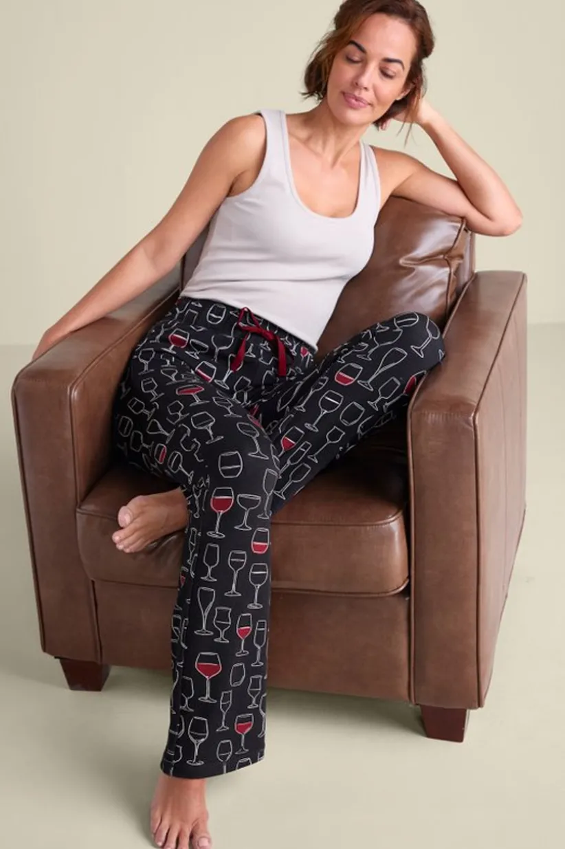 Soft Surroundings Wine Down Sleep Pants WineDown Shop