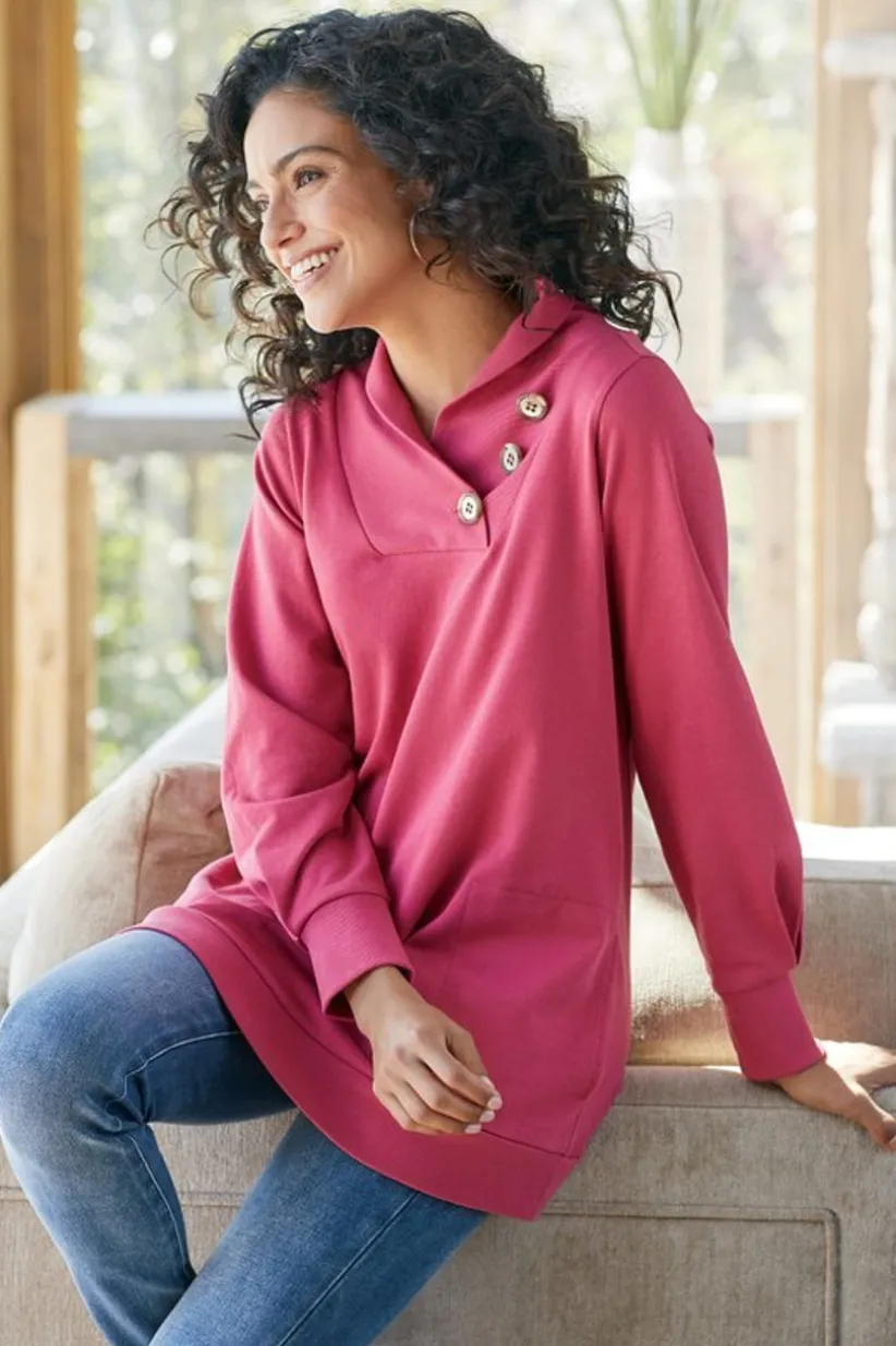 Soft Surroundings Winifred Pullover Cinnamon Store